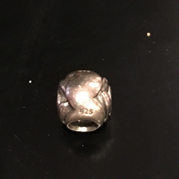 Pandora silver rose charm - Picture 3 of 3